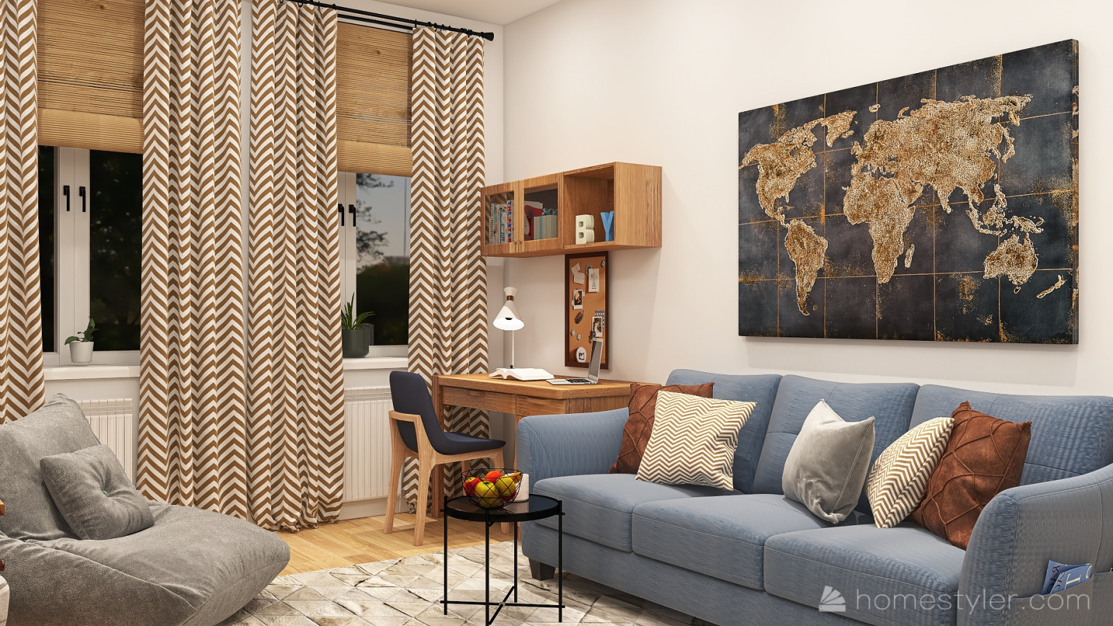 Детская комната для мальчика в средиземноморском стиле