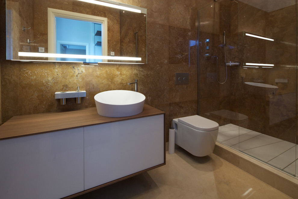 Загородный дом в Барвихе - ванные, бассейн и прочее