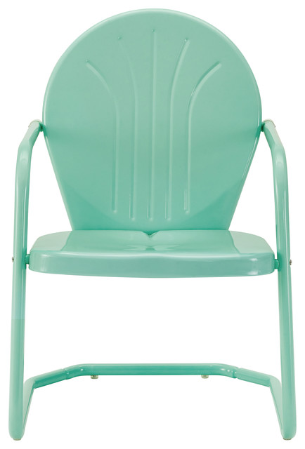 Griffith Metal Chair, Aqua