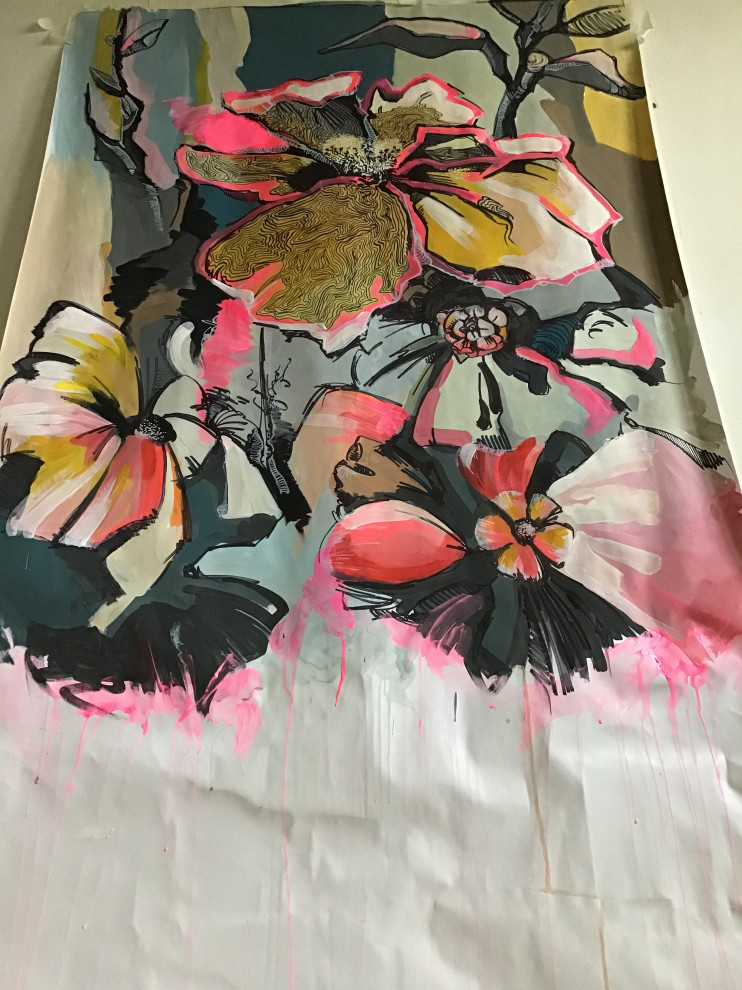 Интерьерное панно ‘No more roses’