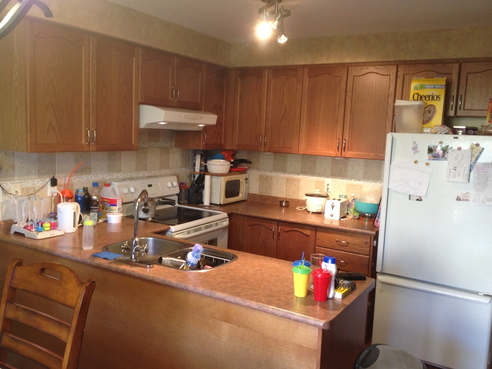Main floor renovation - Brampton August 2016 before & after