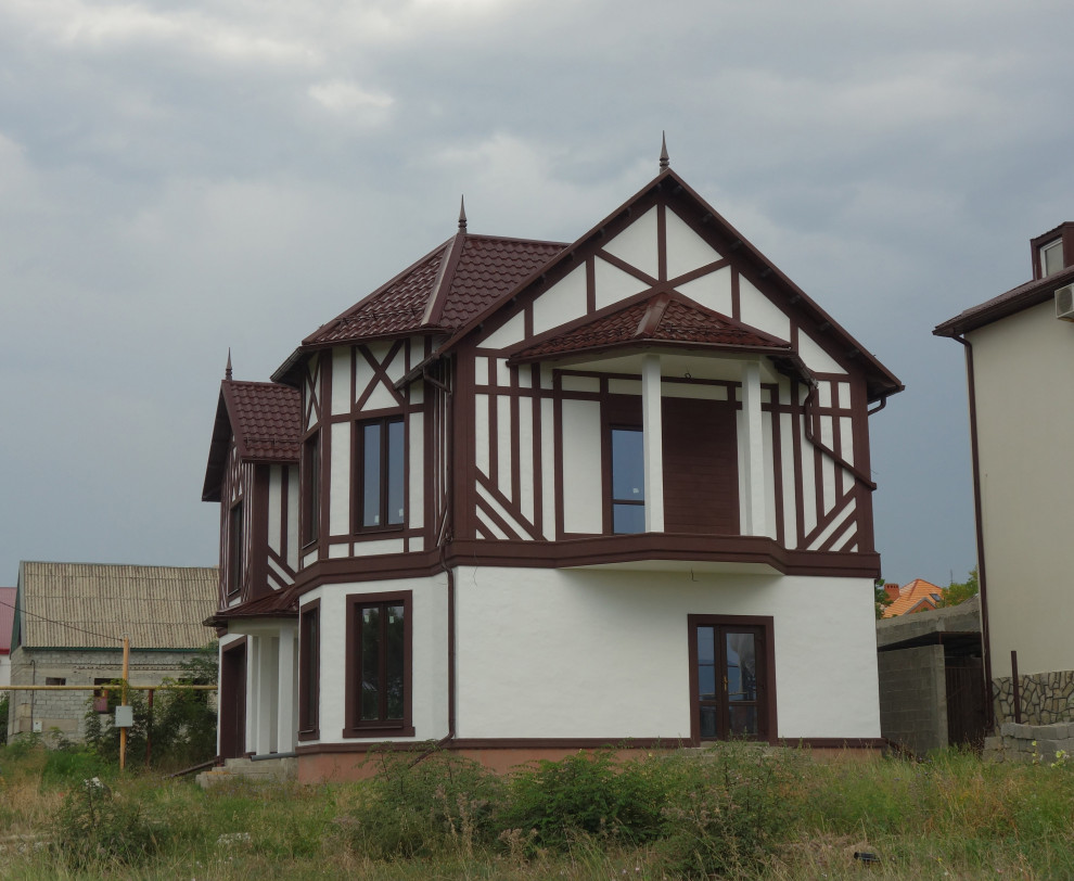 Оформление фасада. Жилой дом.