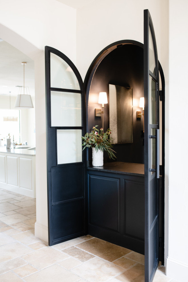 Inspiration for a transitional home design remodel in Austin