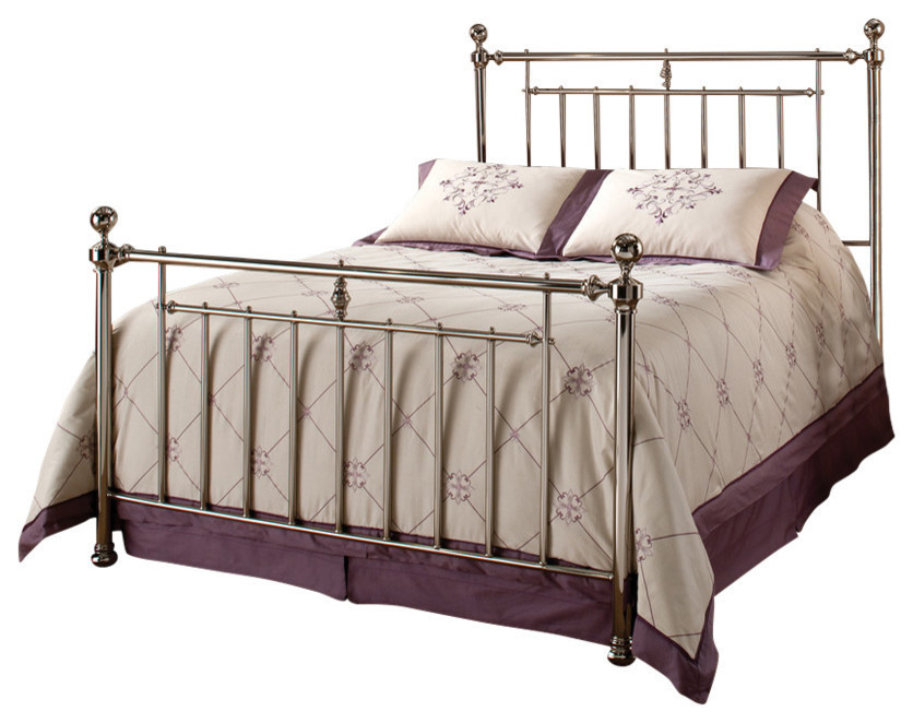 Hillsdale Holland Duo Panel Bed With 6-Leg Bed Frame, King