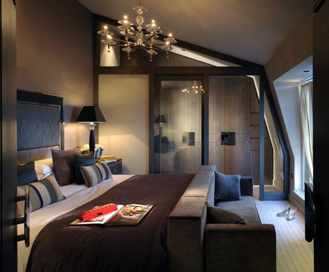 Terraced Penthouse contemporary-bedroom