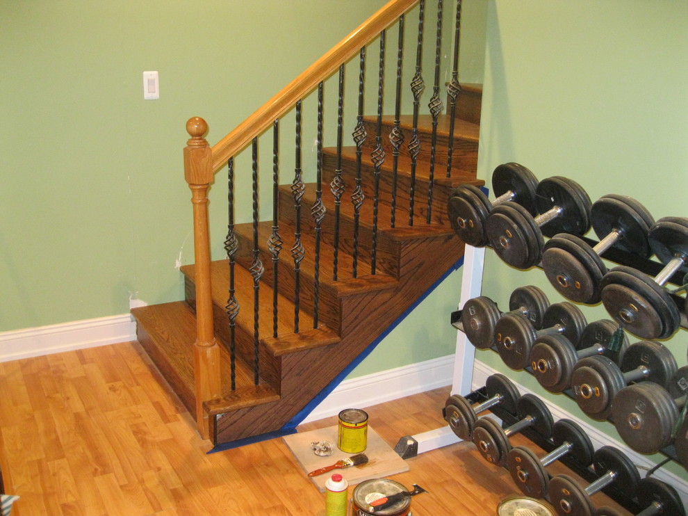 Custom oak staircase