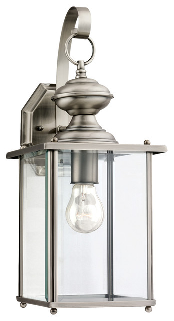 Sea Gull-Lighting One-Light Antique Brushed Nickel Lantern ...