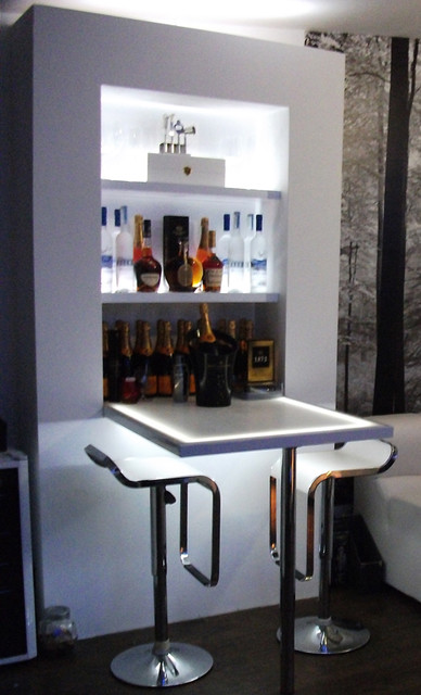 Home bar - Modern - Living Room - London