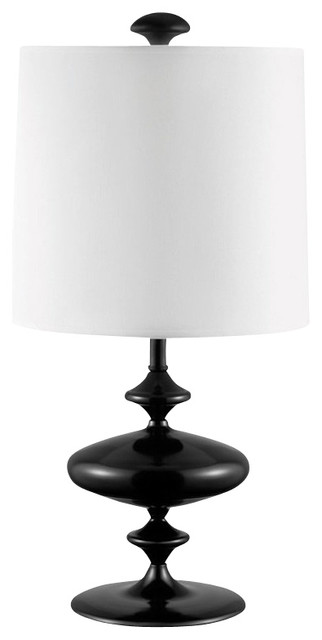 Coaster Table Lamp in Black