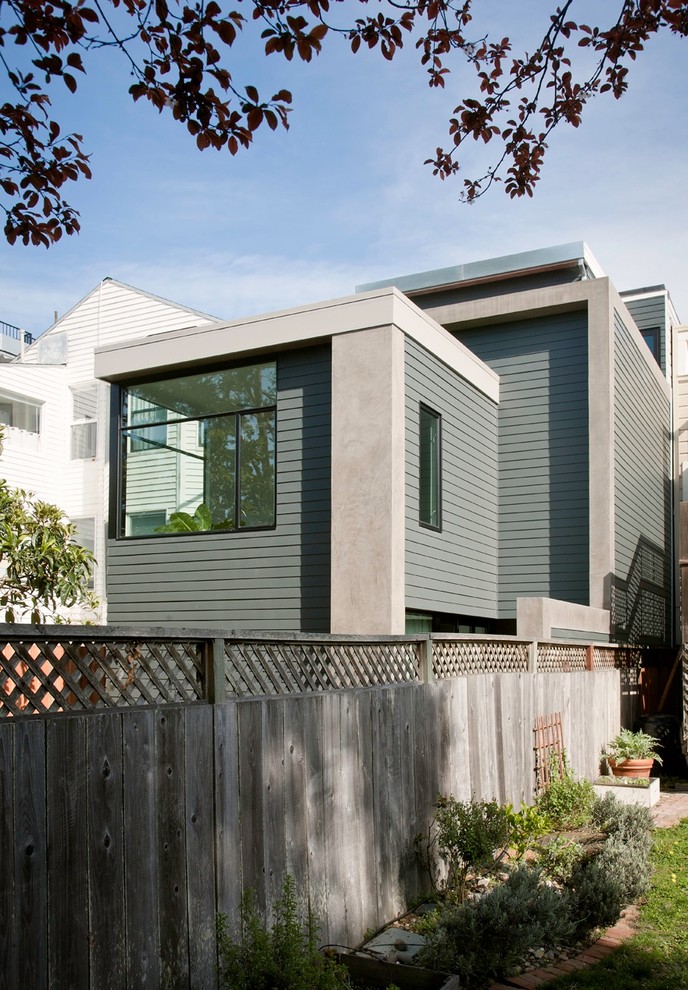 This is an example of an eclectic exterior in San Francisco.