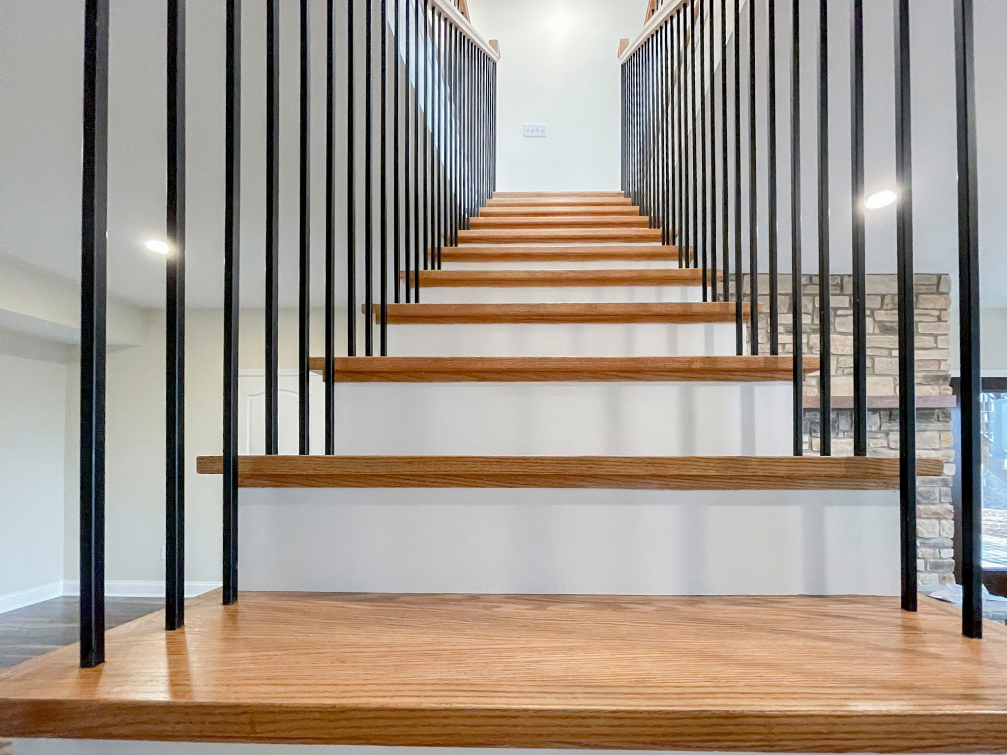 97_Airy Straight-Floating Staircase in Transitional-Mountain Home, Luray, VA 228