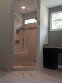 Minimalist home design photo in Raleigh