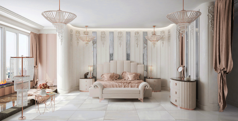 Роскошная спальня для молодой женщины