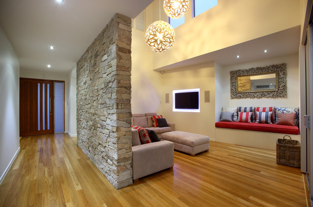 Mooloolaba House contemporary-living-room