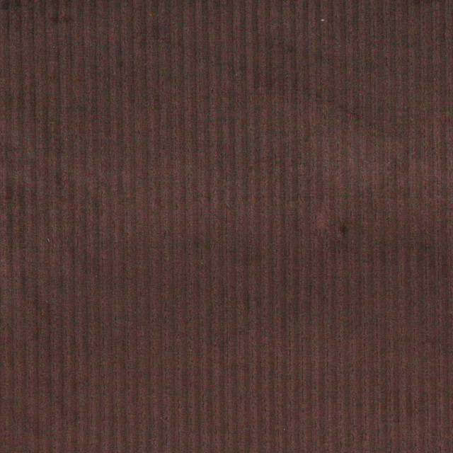 Dark Brown Stripe Corduroy Velvet Upholstery Fabric By The Yard