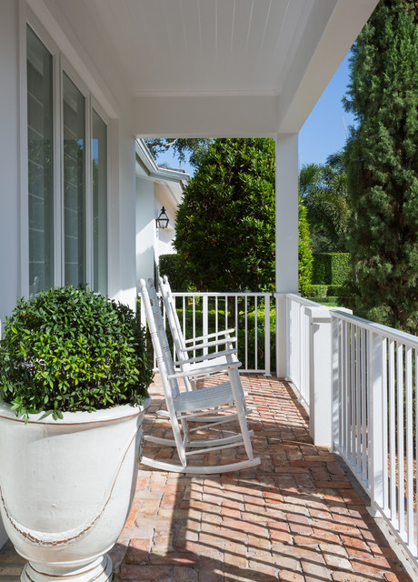 Coral Gables Transitional Gem klassisk-veranda