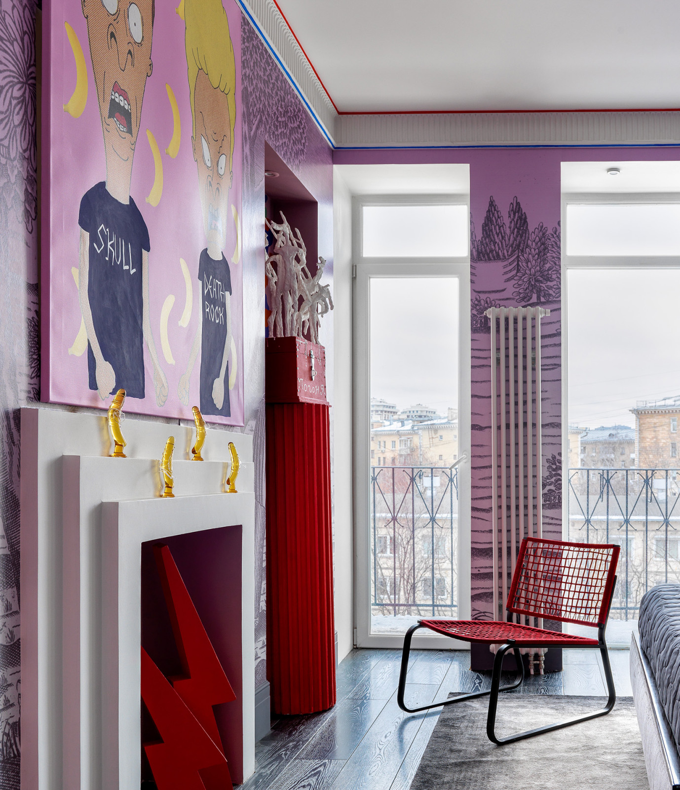 Apartment with Russian humour