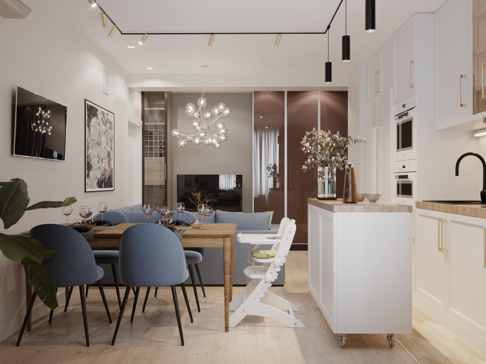 Четырехкомнатная квартира на Варшавской улице