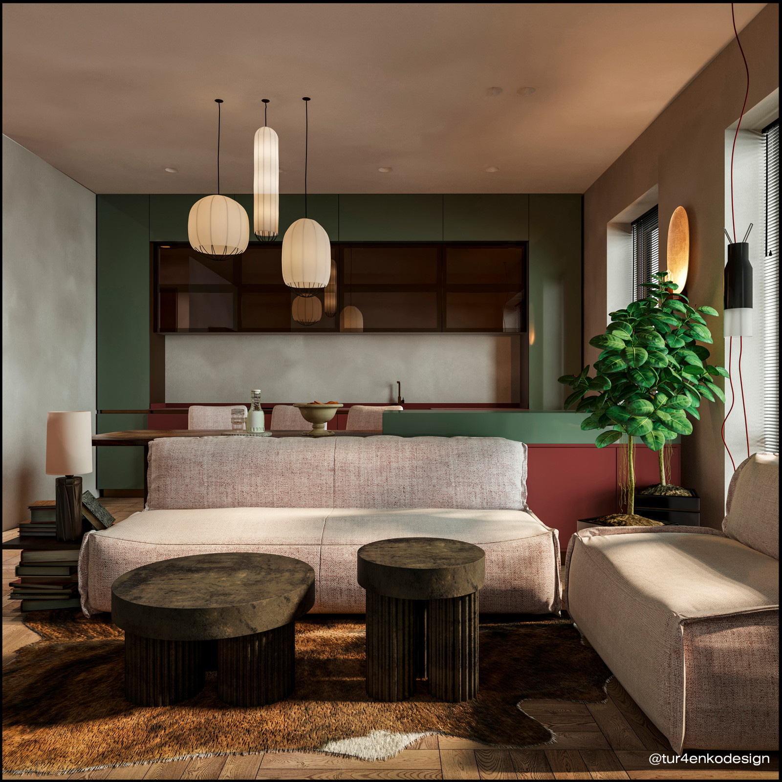 Эклектичный дизайн квартиры 100 м2 в ЖК "Павелецкая сити"