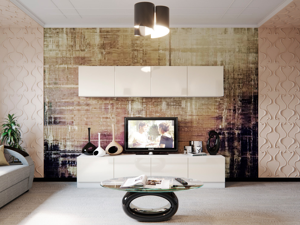 визуализация гостиной для дизайнера Лидии Подоксёновой