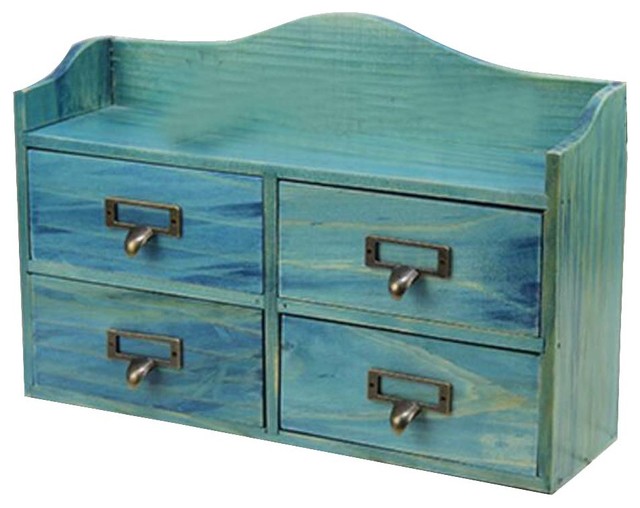 Elegant Original Wood Storage Chests Desktop Receive Container 4