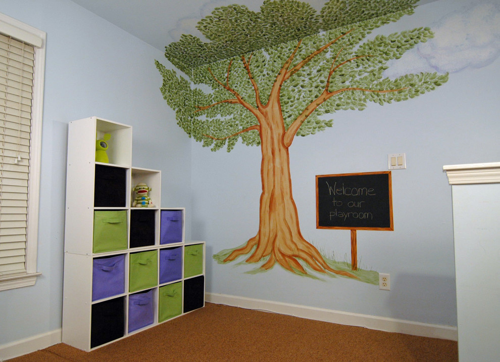 Inspiration for a traditional kids' room in Charlotte.
