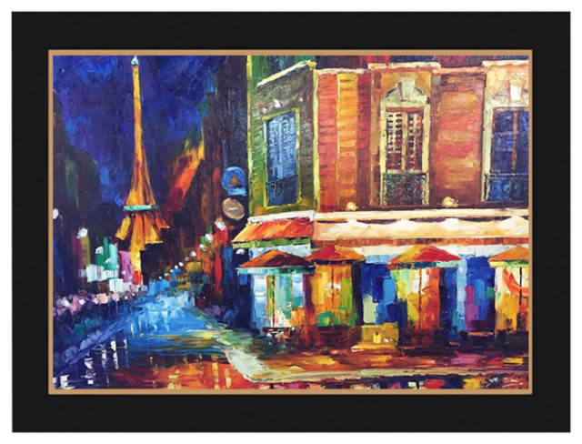 Paris Handmade Wall Art Framed Museum Quality Wall Decor Size: 44x56 ...