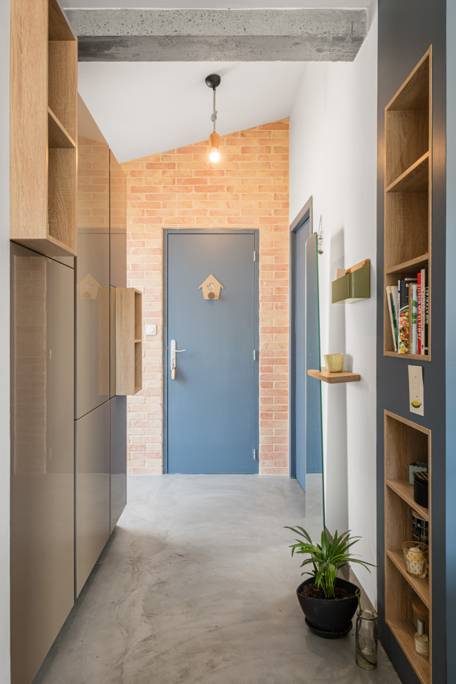 Inspiration pour une entrée urbaine.