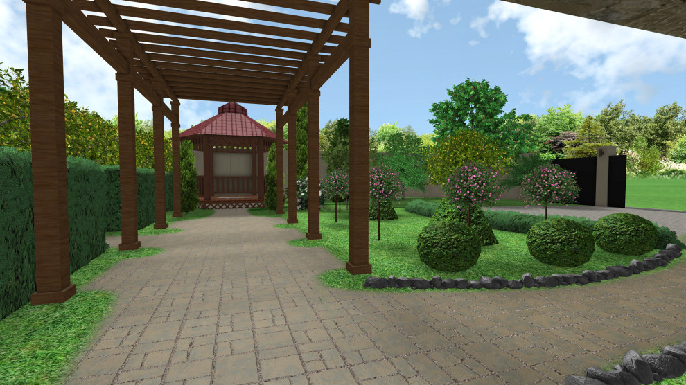 Приусадебная территория минигостинницы