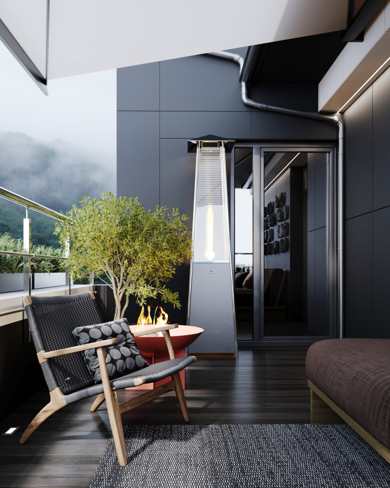 Квартира для холостяка с видом на горы