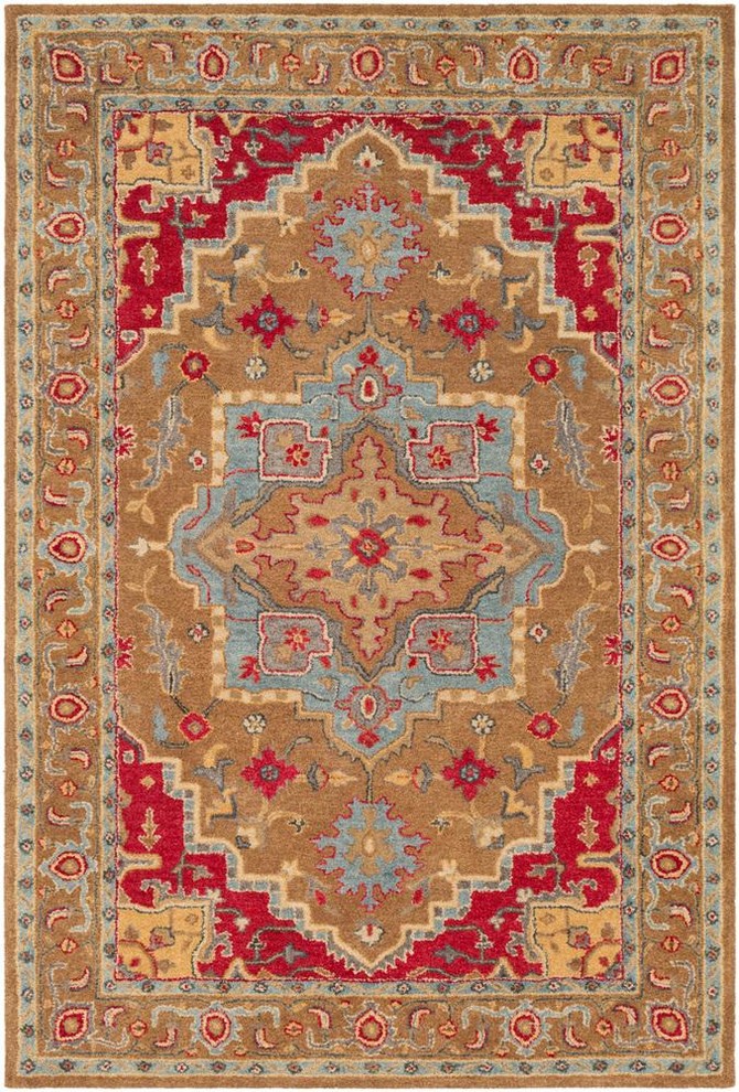 Yellow Surya Shiloh 2 x 3 Area Rug Red