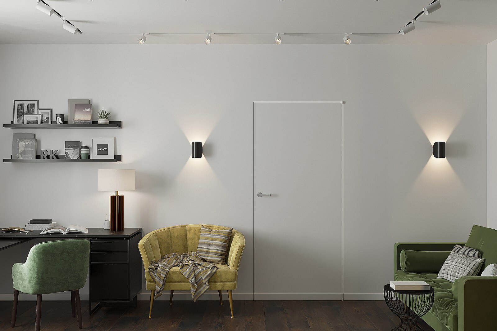 Двухуровневая квартира для молодой семьи