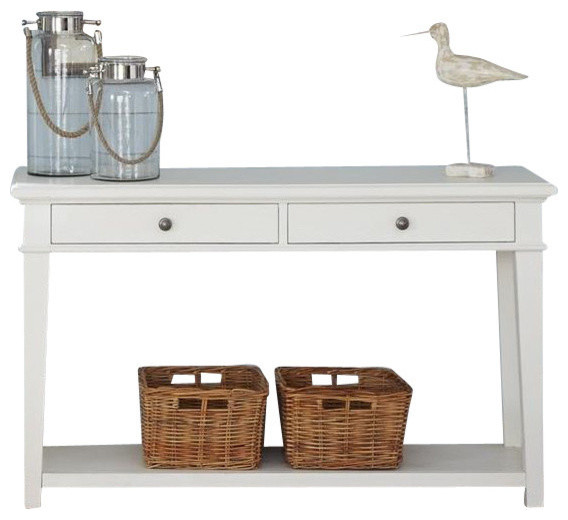 Emma Mason Signature Dredge Tall Sofa Table In Linen