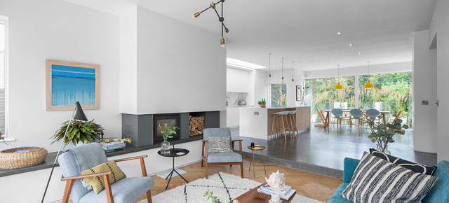 Howth House contemporary-vardagsrum