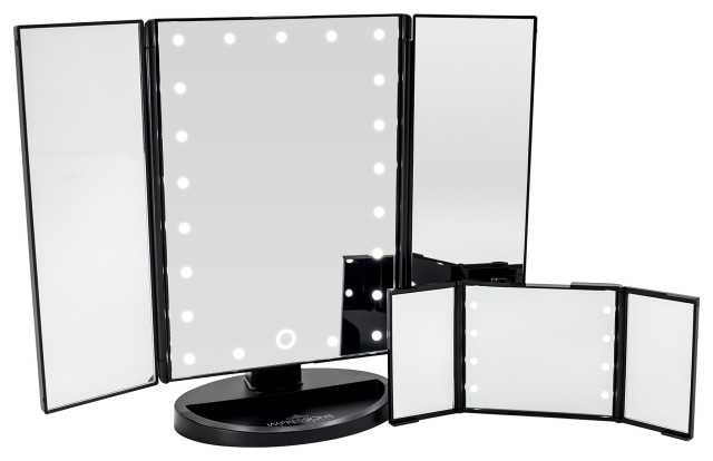 Touch Go Trifold Makeup Mirror Bundle, Impressions Vanity Tri Fold Mirror