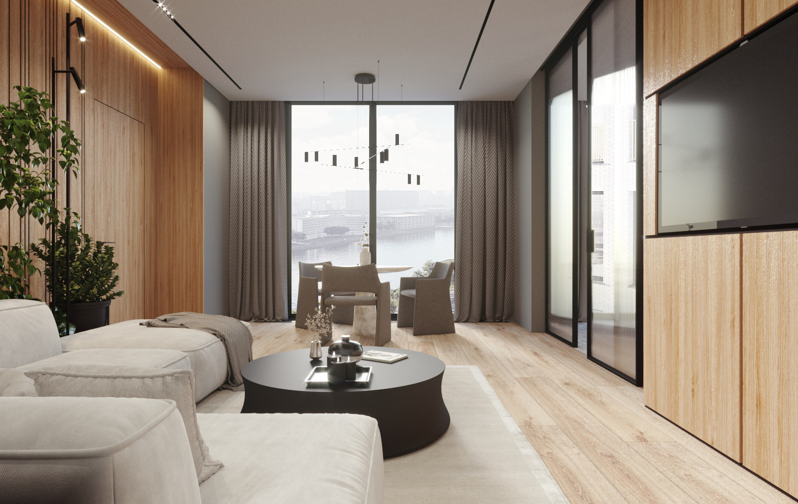 Функциональная двухкомнатная квартира