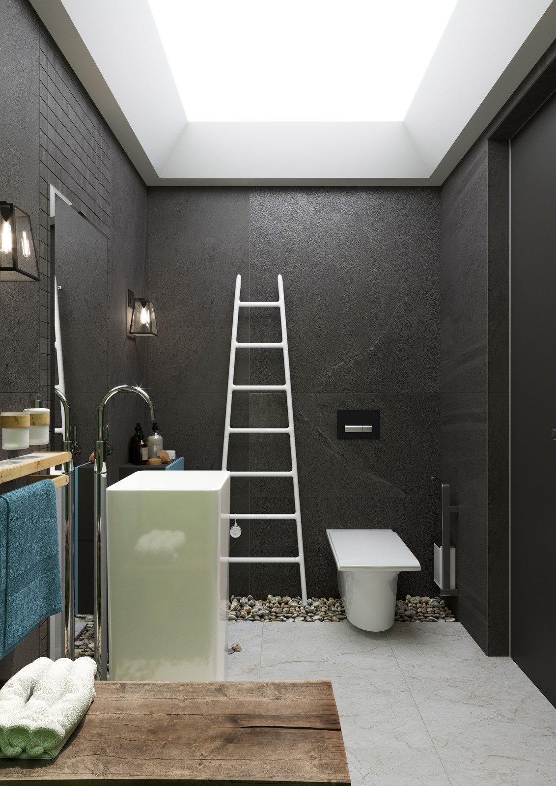 Проект интерьера «Теплый камень»