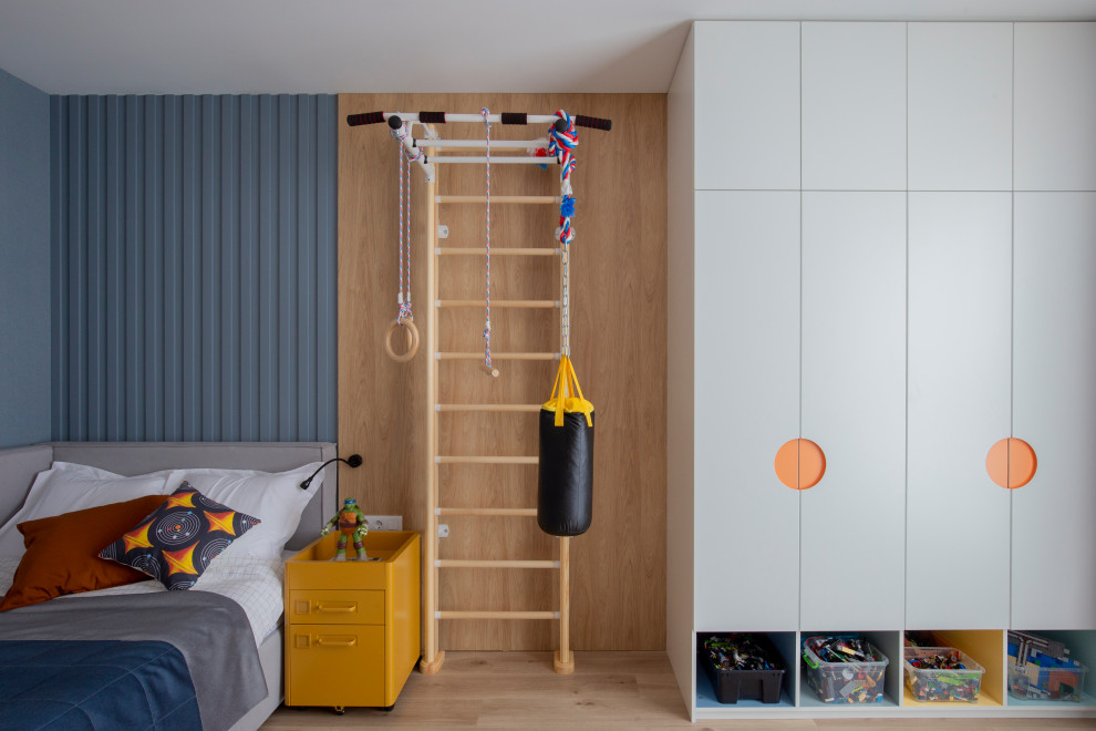 Проект 3-х комнатной квартиры "Лесная Рапсодия". Детская.