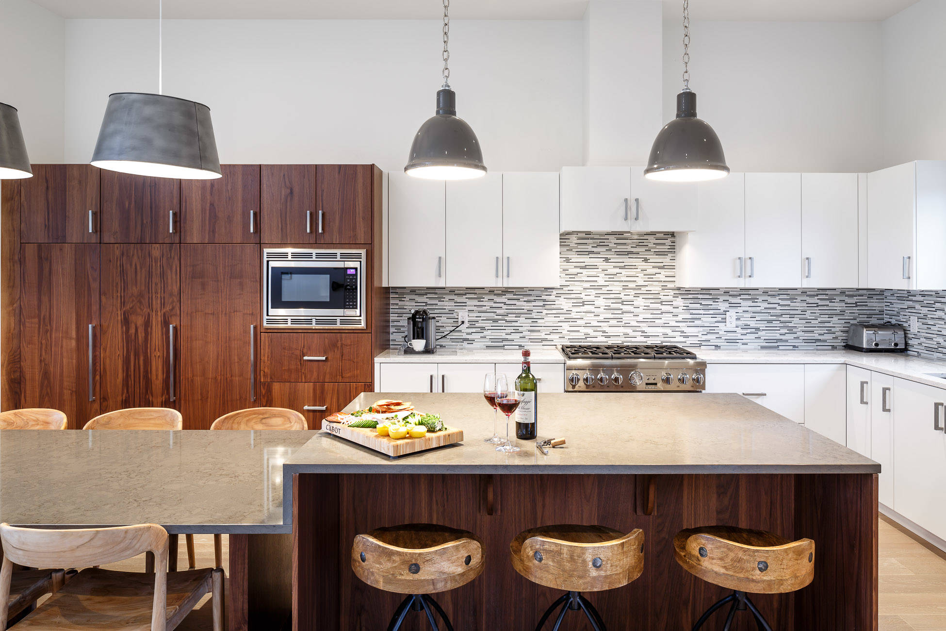 Open Kitchen with Storage Pantry