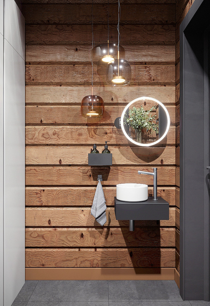 Современная баня, интерьер