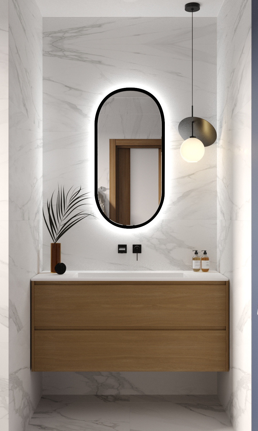 Дизайн проект ванной комнаты г.Котово