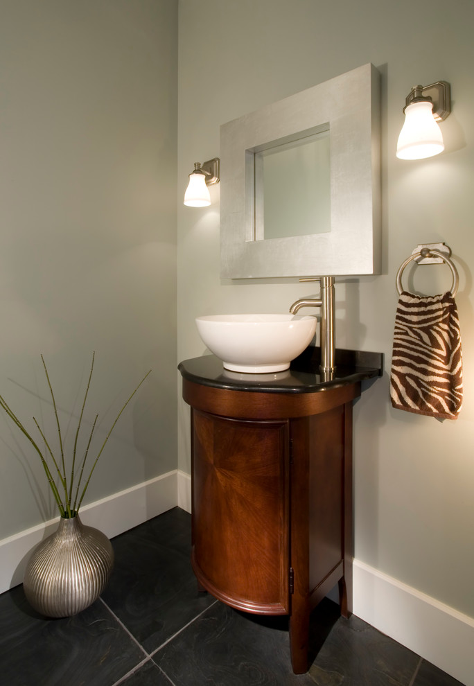 Design ideas for an arts and crafts powder room in Salt Lake City.