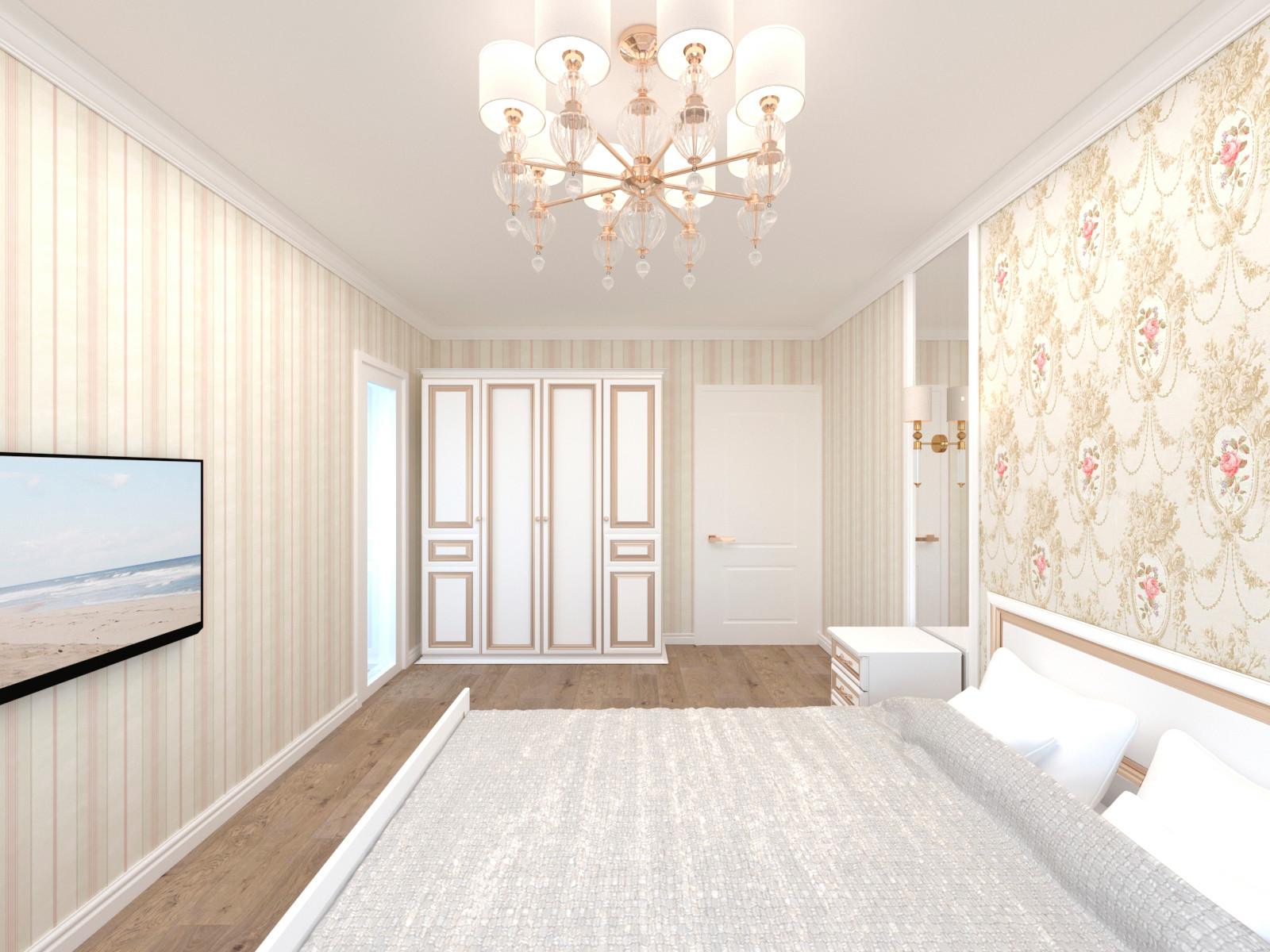 "Подмосковная Ривьера". Дизайн 3-х комнатной квартиры