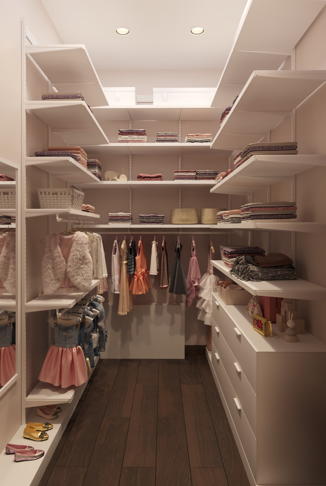 Интерьер двухэтажного загородного дома