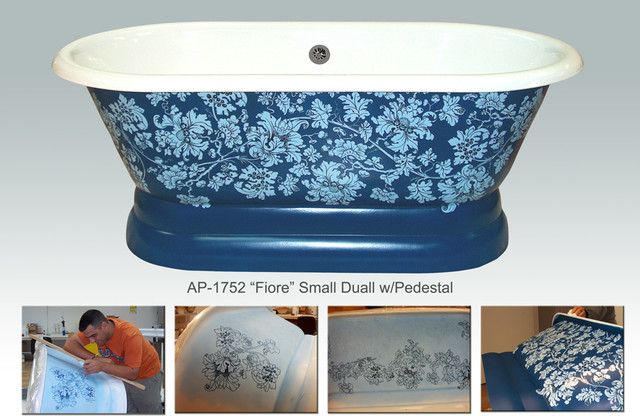 Hand Painted Bathtubs by Atlantis