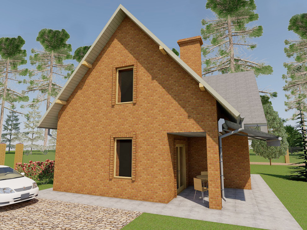 Жилой дом с мансардным этажом