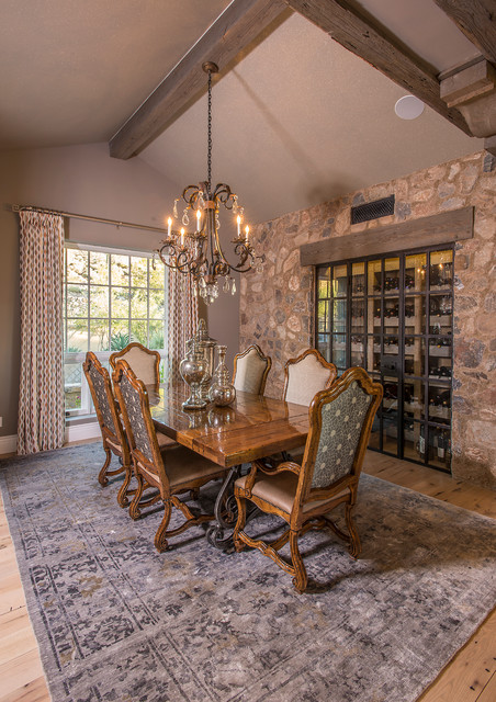 Rustic Transitional rustico-sala-da-pranzo