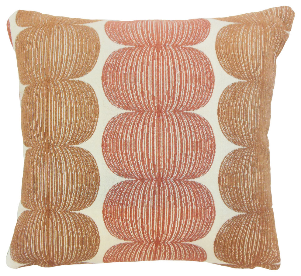 The Pillow Collection Chione Graphic Bedding Sham Cherry Standard//20 x 26