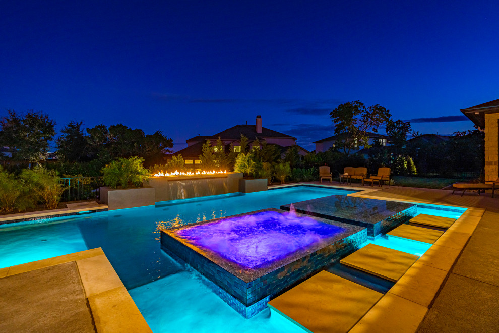 Rough Hollow IV - Modern - Pool - Austin - by KB Custom Pools | Houzz