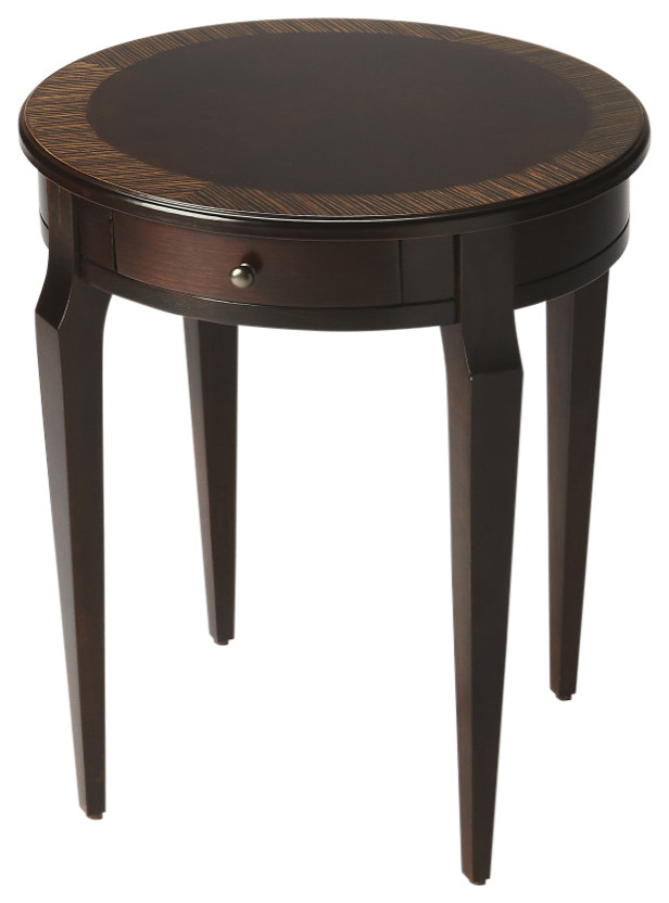 Archer 1Drawer Wood Side Table Transitional Side Tables And End